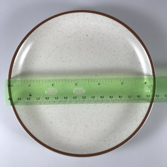 Metlox Pottery Poppy Trail California Tempo White Bread Plate 1960s MCM Vintage - Picture 5 of 6